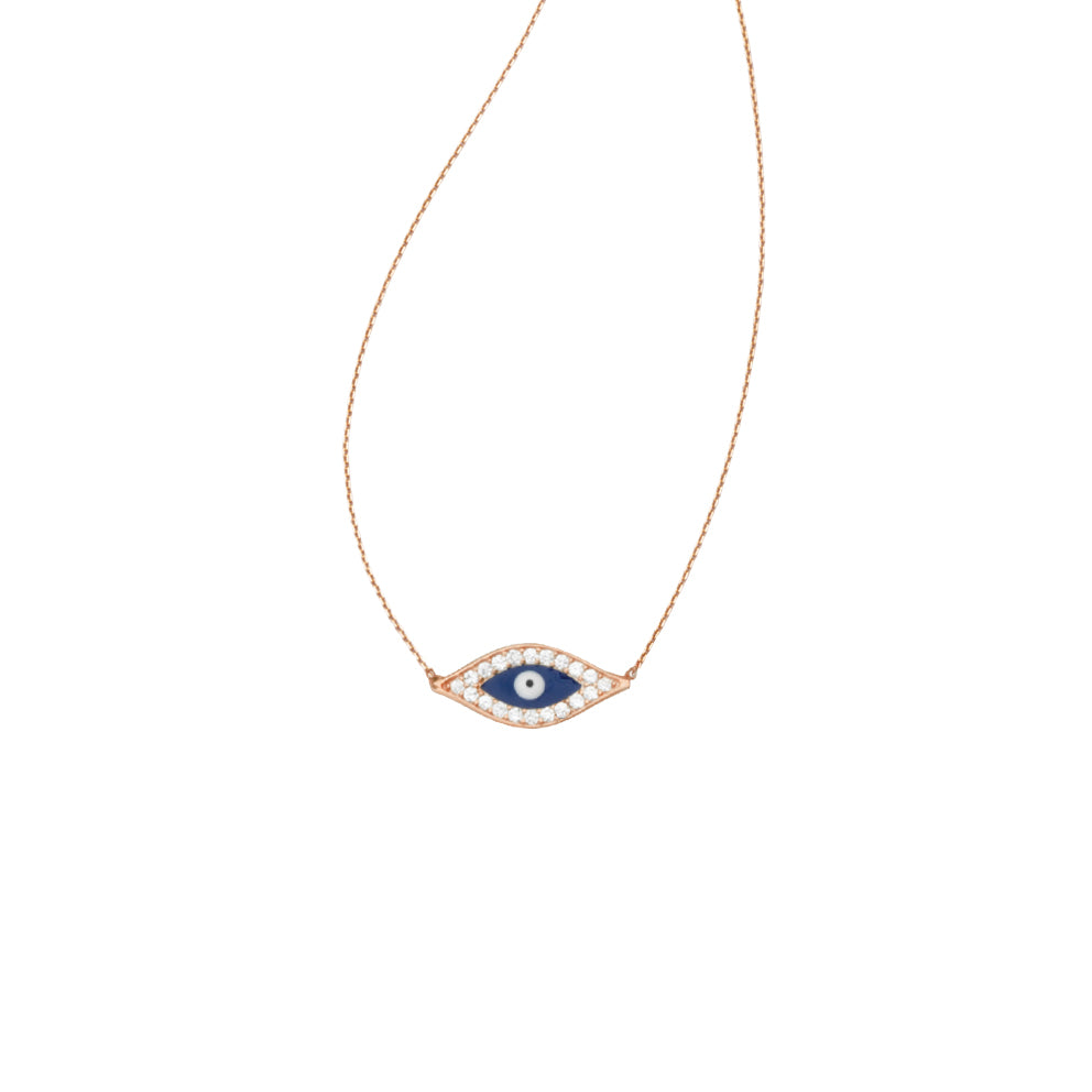 Crystal Evil Eye Necklace
